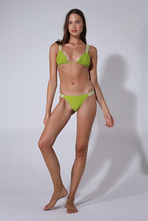 Womens Shani Shemer Swimwear Bikini Liv Bikini Green Peter Wilson