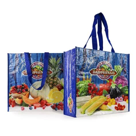 Wholesale Custom Printed Eco Friendly Recycle Reusable Grocery Bag PP