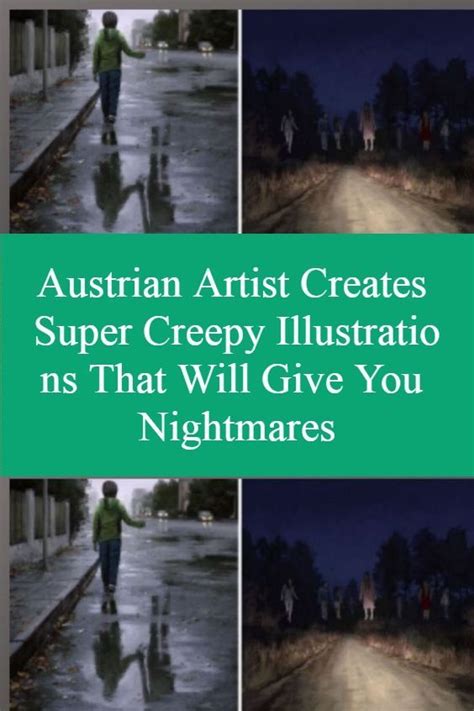 Austrian Artist Creates Super Creepy Illustrations That Will Give You