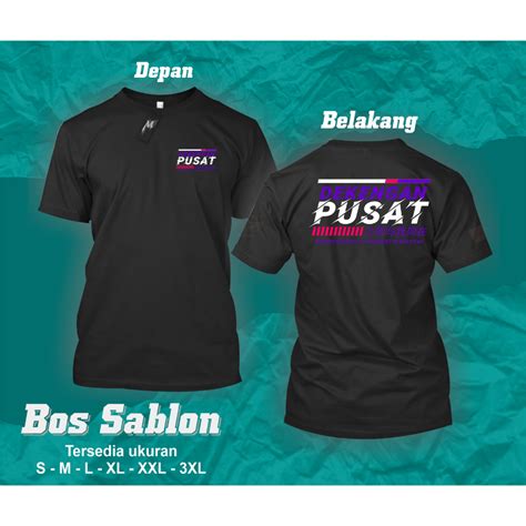 Bos Sablon Official Kaos Dekengan Pusat Viral T Shirts Premium Quality