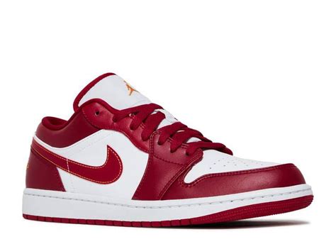 Air Jordan 1 Low Cardinal Red 553558 607