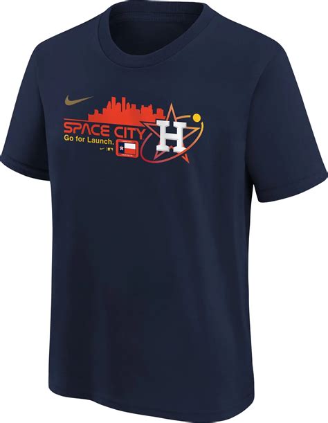 Nike Boys Houston Astros City Connect Graphic T Shirt Academy