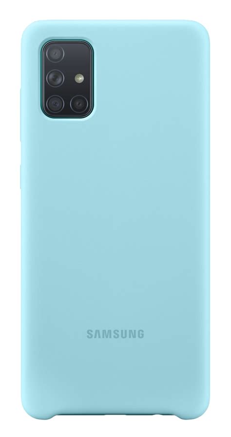 Samsung Galaxy A71 A715F Siliconen Hoesje Blauw EF PA715 Kopen Joeps