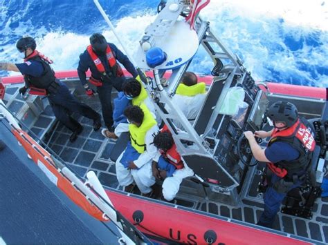 U S Coast Guard Returns 12 Would Be Illegal Migrants Back To Dominican