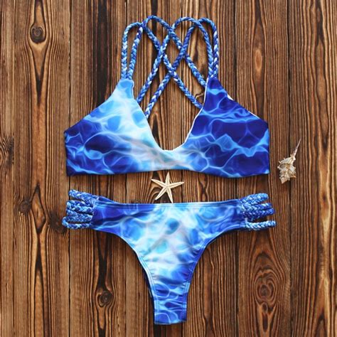 Brazilian Thong Bikinis 2018 Women Swimsuit Push Up Swimwear Female