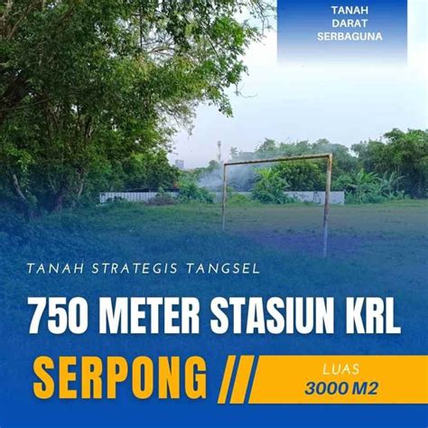 Tanah Dijual Di Dekat Stasiun Serpong Tangerang