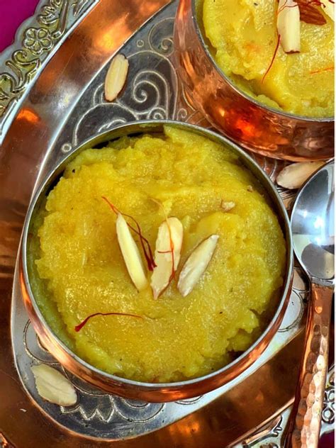 Badam Halwa Recipe With Almond Flour Indian Veggie Delight