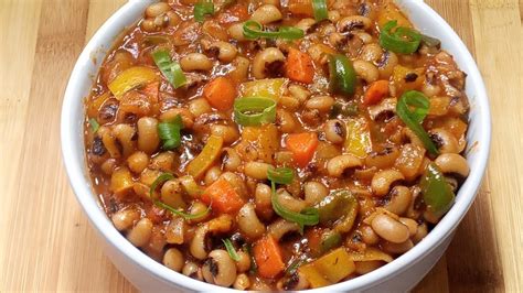 Tasty Vegetarian Dish Stew Black Eyed Peas How To Make Stewe Peas Black