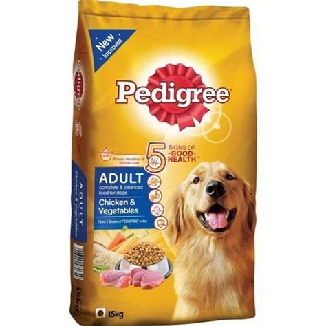 15 Kg Pedigree Adult Food Packaging Type Plastic Bag At Rs 2350bag