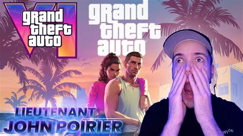 Je réagis au trailer de GTA 6 YouTube