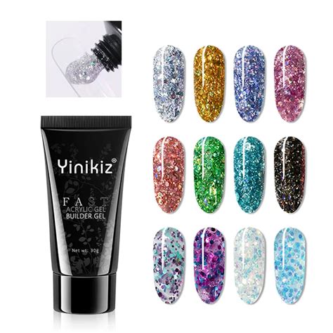 Yinikiz Builder Nail Gel Polish 19 Colors Gel For Nail Extension Nail