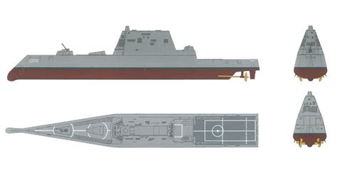 メーカー ブラックラベル ブラックラベル 1700 現用アメリカ海軍 ミサイル駆逐艦 Ddg 1000 ズムウォルト