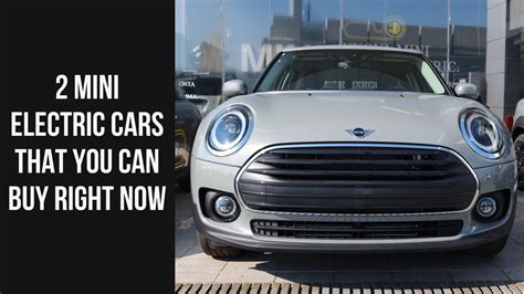 2 Mini Electric Cars That You Can Buy Right Now