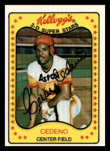 1981 Kellogg S 3 D Super Stars 14 Cesar Cedeno For Sale Online EBay