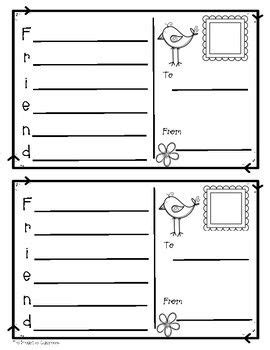 Friend Acrostic Poem Postcard FREEBIE!!! | Acrostic poem, Acrostic, Acrostic poem template