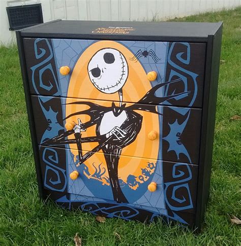 Sugar Coated New Custom Made Jack Skellington 3 Drawer Chest Etsy