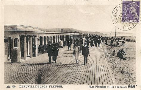 Deauville Promenade Et Plage Deauville Cartes Postales Anciennes