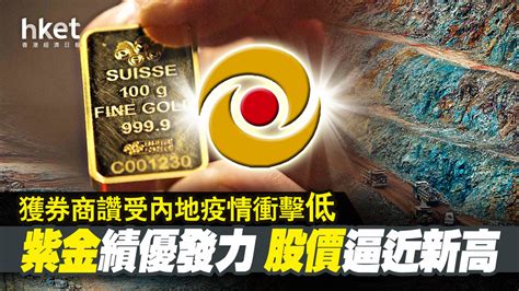 【大行報告】紫金績優獲券商讚受內地疫情衝擊低 半日升7逼近新高