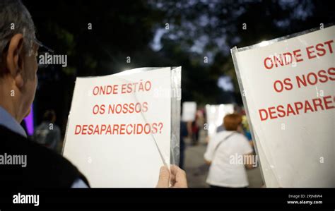 Relatives And Social Activists Hold A Silent March In Memory Of The