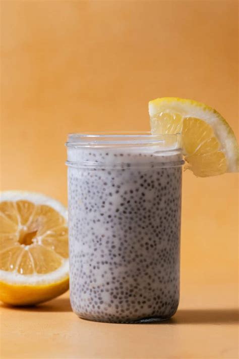 Lemon Chia Seed Pudding No Heat Needed