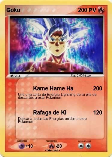 Pokémon Goku 10647 10647 Kame Hame Ha Mi carta pokémon