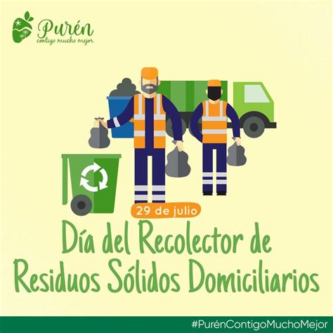 Feliz día del Recolector y Recolectora de residuos sólidos