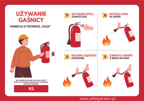 Jak prawidłowo używać gaśnicy jak używać gaśnicy krok po kroku