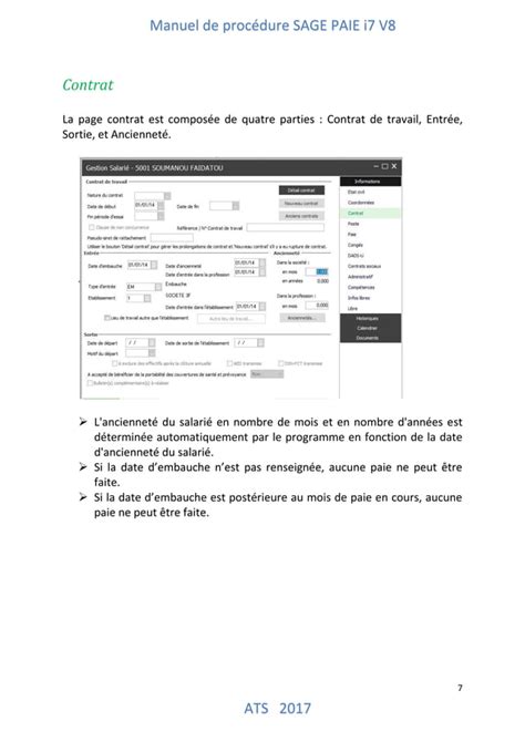 Manuel De Procedure Sage Paie I V Pdf