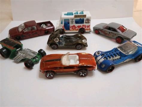 Vintage Hot Wheels Dicst Cars Redline Lot 7 N Titan 65 Vett Vairy Chapl Dboy EBay