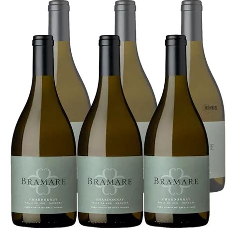 Vino Bramare Appellation Valle De Uco Chardonnay Caja X6 Envío gratis