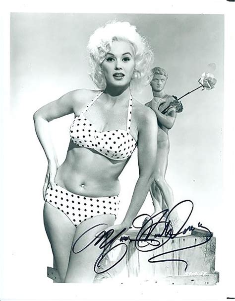 Mamie Van Doren 8 X 10 Signed Photograph W Coa Mamie Van Doren