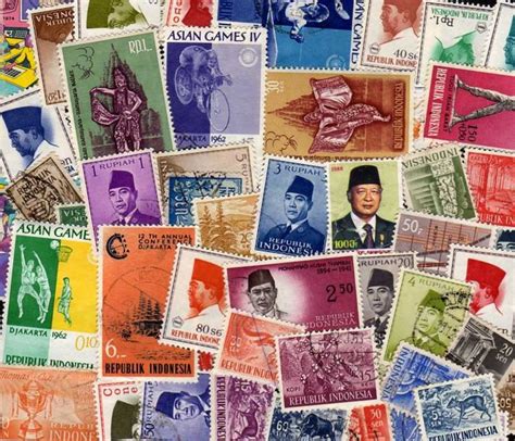 Indonesia Stamps 50 Diff Indonesia Postage Stamps Indonesian Stamps