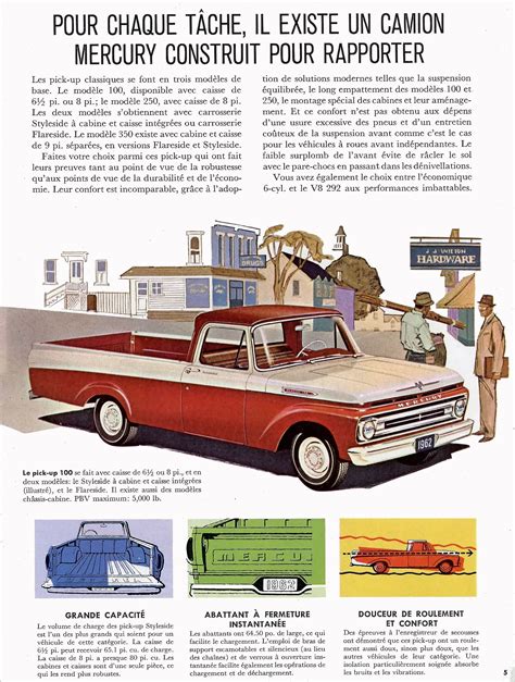 1962 Mercury Light Weight Brochure