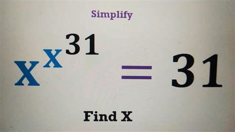 Algebra Math Olympiad Problem How To Solve Exponential Equation You