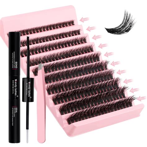 Lash Clusters Kit 60d Diy Cluster Eyelash Extensions 3d Effect D Curl 8 16mm Mixed