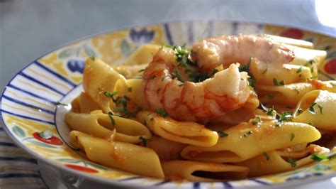 Receta De Macarrones Con Gambas Al Ajillo Las Recetas Del Chef