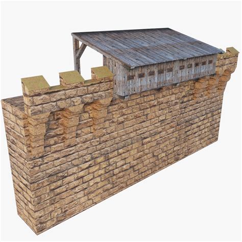 3d Realistic Medieval Wall Hoarding