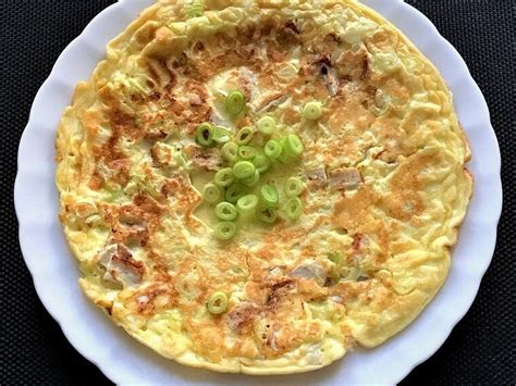 Lauch Zwiebel Pfannkuchen Mit Wurst Von Movostu Chefkoch