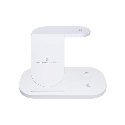 Samsung C T ITFIT 3 In 1 LED Wireless Charger With 30W UK Travel Adaptor