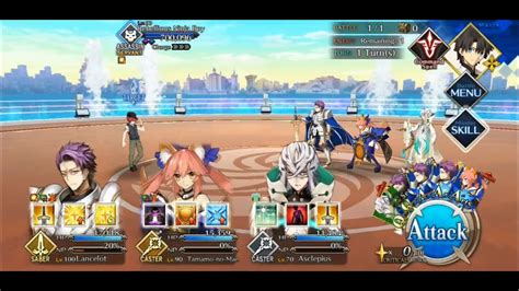 FGO NA Lancelot Vs Fuuma 3Turn Summer 4 Rerun CQ YouTube