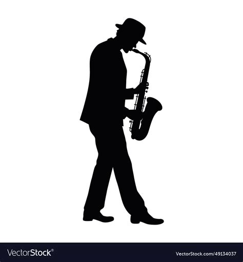 Jazz Singer Silhouette