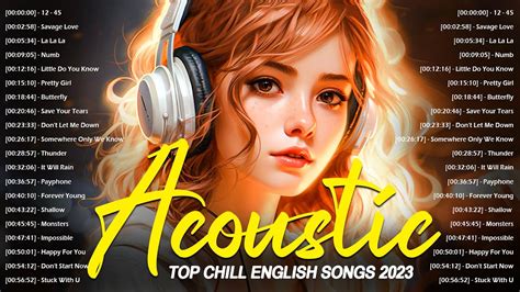 Top Chill English Acoustic Cover Love Songs 2023 Best Acoustic Cover