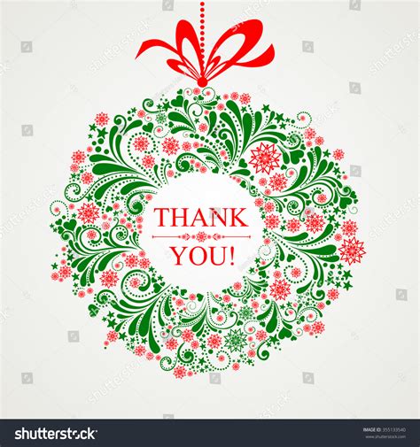 Christmas Thank You Clip Art