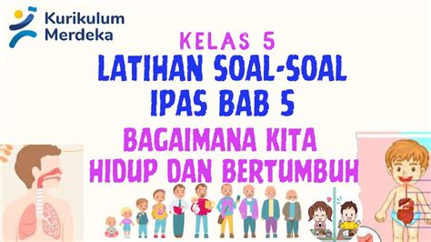 Latihan Soal Soal IPAS Bab 5 Bagaimana Kita Hidup Dan Bertumbuh