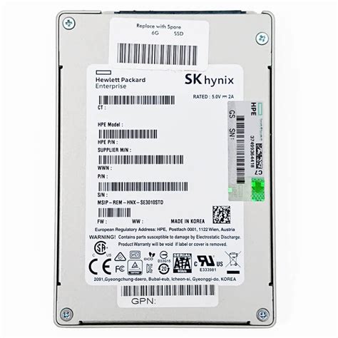 P B Ssd Hpe Tb Sata Gbps Sff Mixed Use Sc Digitally