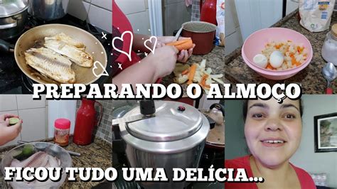 ELA NÃO QUER MAIS PREPARANDO UM ALMOÇO DELICIOSO MUITO BOM FILE DE