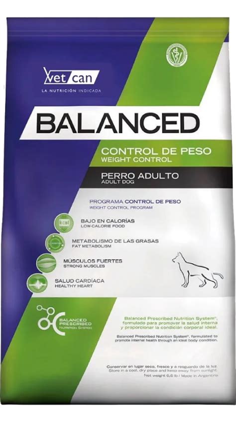 Vital Can Balanced Control De Peso Perro Mispichos