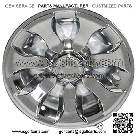 8 Chrome Driver Golf Cart Hub Caps Each The World S Most Golf Cart