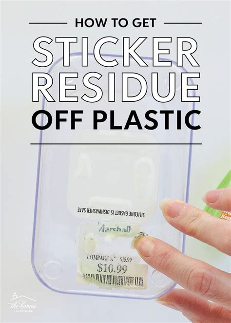 A Crazy Easy Way To Remove Stubborn Labels From Containers How To