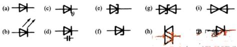 晶体二极管正负极判断晶体二极管图形符号 电子发烧友网